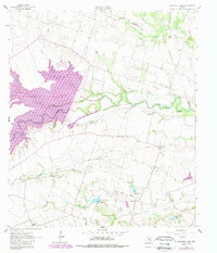 Granger Lake 1963 topographic map thumbnail