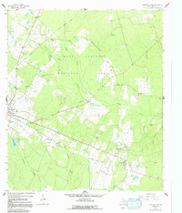 Groveton East 1963 topographic map thumbnail