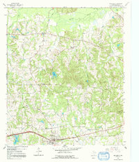 Hallsville 1961 topographic map thumbnail