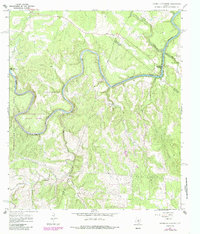 Hammetts Crossing 1967 topographic map preview