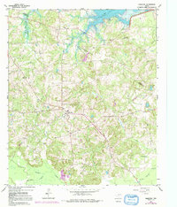 Harleton 1961 topographic map thumbnail