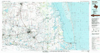 Harlingen 1992 topographic map thumbnail