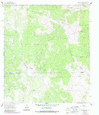 Harrison Ranch 1963 topographic map thumbnail