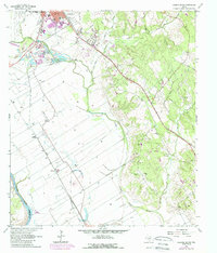 Hearne South 1961 topographic map thumbnail