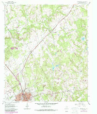 Hearne North 1961 topographic map thumbnail
