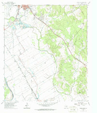 Hearne South 1961 topographic map thumbnail