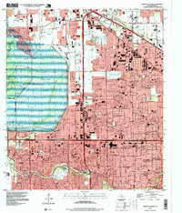 Hedwig Village 1995 topographic map thumbnail