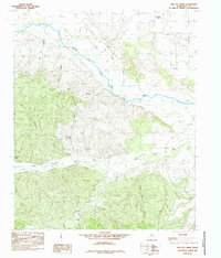 Heel Fly Draw 1985 topographic map thumbnail