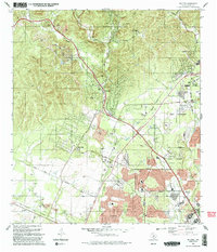 Helotes 1992 topographic map thumbnail