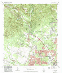 Helotes 1992 topographic map thumbnail