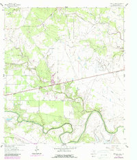 Hensley Lake 1962 topographic map thumbnail
