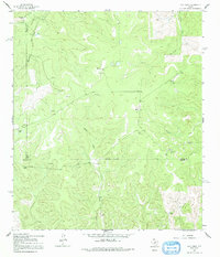 Hill Ranch 1962 topographic map thumbnail