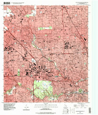 Houston Heights 1995 topographic map thumbnail