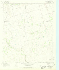Houston Ranch 1966 topographic map thumbnail