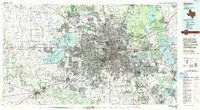 Houston 1992 topographic map thumbnail