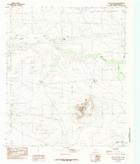 Hueco Station 1984 topographic map preview