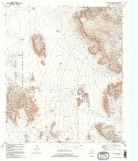 Hueco Tanks 1995 topographic map thumbnail