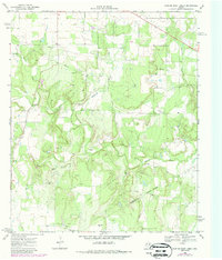 Hunting Shirt Creek 1969 topographic map thumbnail