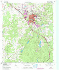 Huntsville 1963 topographic map thumbnail