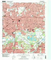 Hurst 1995 topographic map thumbnail