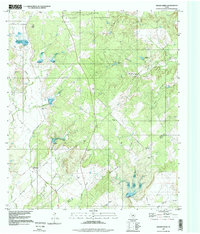 Indian Creek 1997 topographic map thumbnail