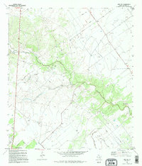 Inez NW 1995 topographic map thumbnail