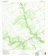 Inez 1995 topographic map thumbnail