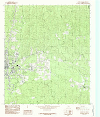 Jasper East 1984 topographic map thumbnail