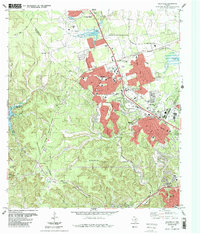 Jollyville 1987 topographic map thumbnail