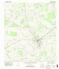 Jourdanton 1968 topographic map thumbnail