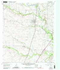 Justin 1960 topographic map preview
