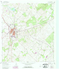 Kenedy 1961 topographic map thumbnail