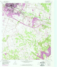 Killeen 1958 topographic map thumbnail