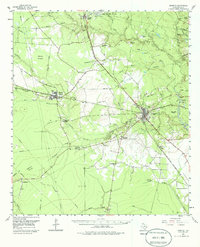 Kountze 1955 topographic map thumbnail