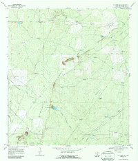 La Chusa Hill 1969 topographic map thumbnail