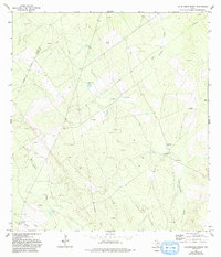 Las Escobas Ranch 1972 topographic map thumbnail