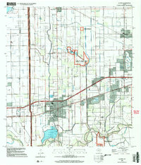 La Feria 2002 topographic map thumbnail