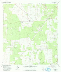 La Gloria 1972 topographic map thumbnail