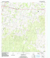 La Vernia SW 1992 topographic map thumbnail