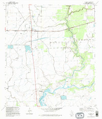 La Ward 1995 topographic map thumbnail