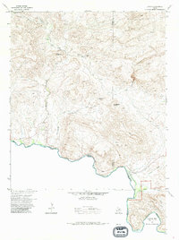 Lajitas 1971 topographic map thumbnail