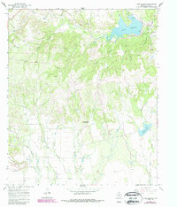 Lake Abilene 1967 topographic map thumbnail