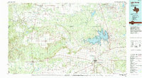 Lake Kemp 1985 topographic map thumbnail