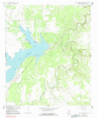 Lake Stamford East 1966 topographic map thumbnail