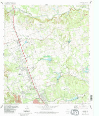 Leander 1987 topographic map thumbnail