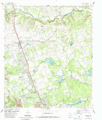 Leander 1987 topographic map thumbnail