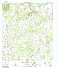 Leesville 1962 topographic map thumbnail