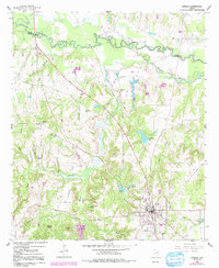 Lindale 1960 topographic map preview