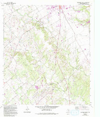 Lockhart South 1964 topographic map thumbnail