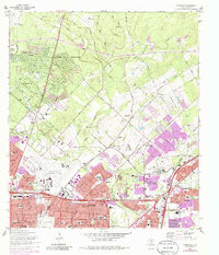 Longhorn 1967 topographic map thumbnail